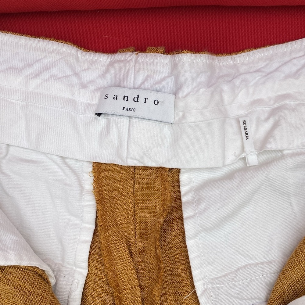 Sandro pleated, cuffed shorts - Picture 2 of 5